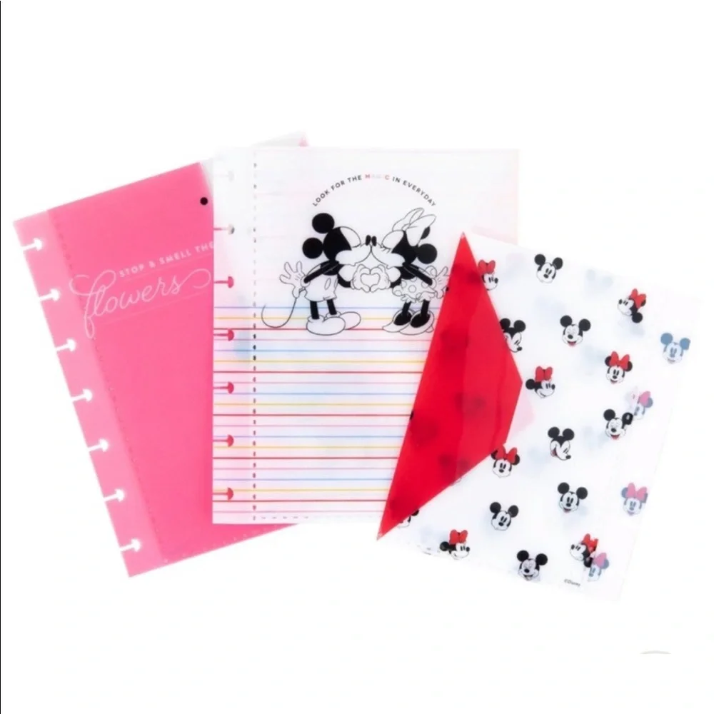 The Happy Planner Mickey and Minnie Mouse Snap In Envelopes EVERYDAY MAGIC.